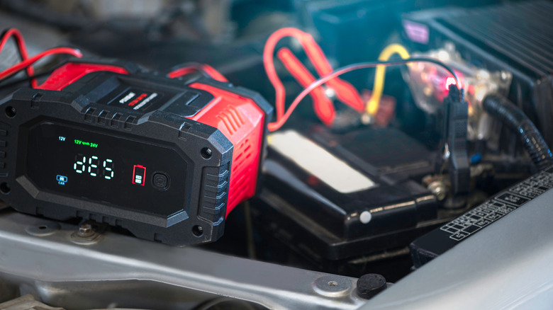 Portable battery charger