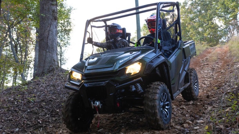 Honda Pioneer 1000 on trail