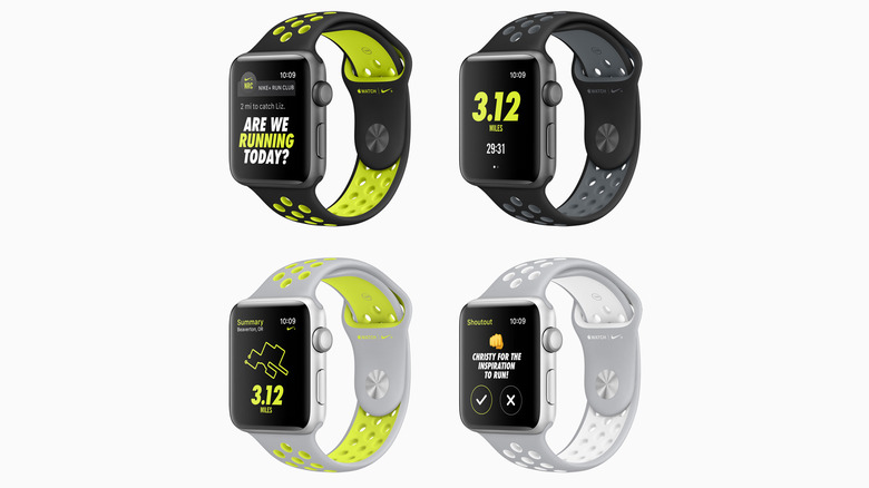 Apple Watch Nike plus screens