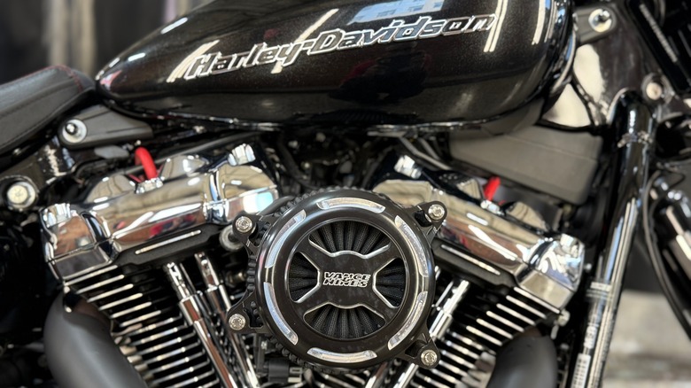 A Harley-Davidson engine