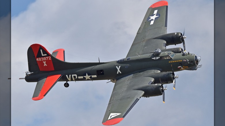 The B-17G Texas Raider flying in 2019