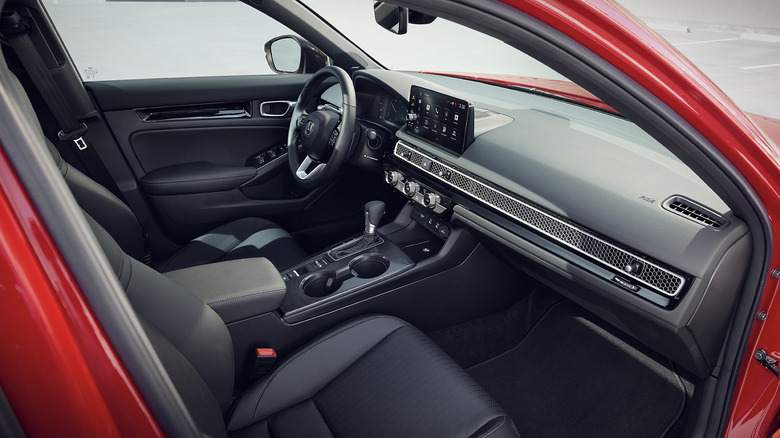 Interior of 2025 Honda Civic Hybrid