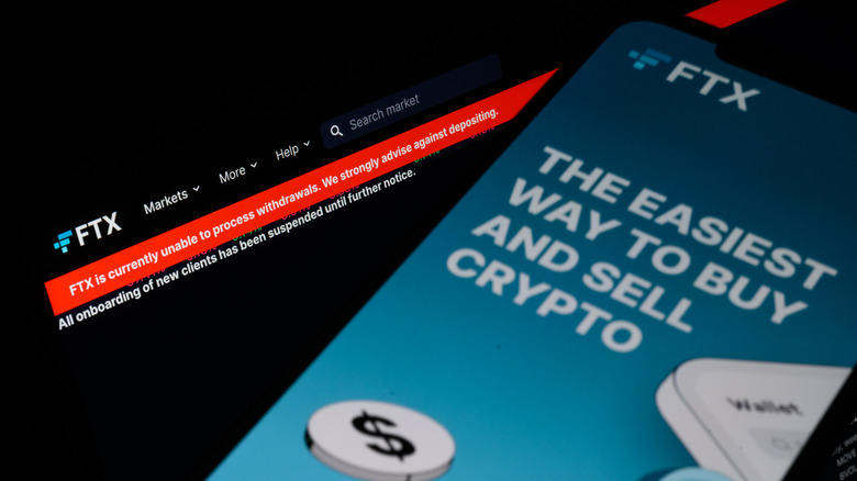 ftx cryptocurrency warning deposit withdrawal