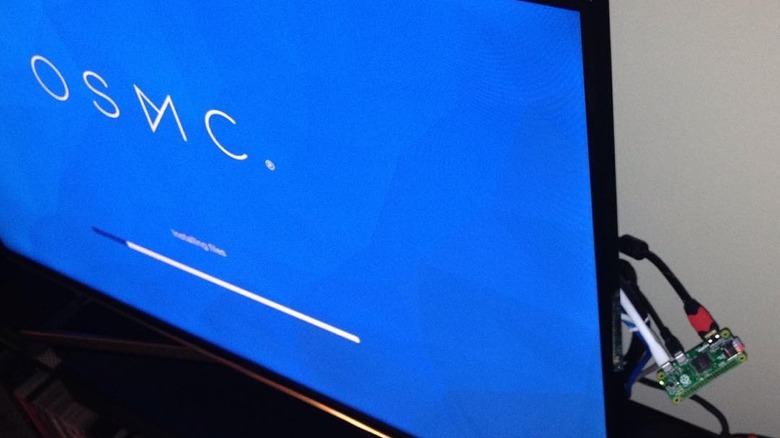 OSMC running on Raspberry Pi Zero