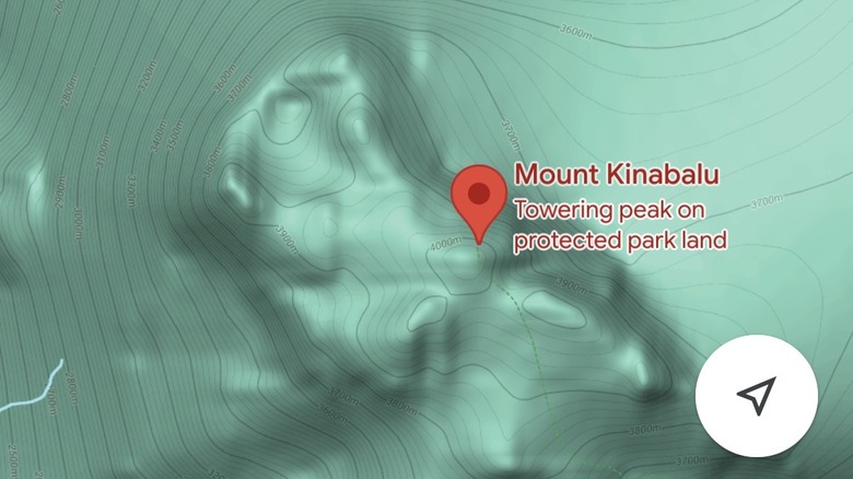 elevation Mount Kinabalu Google Maps