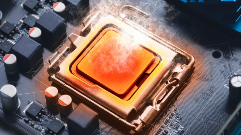 red hot CPU