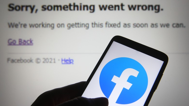 mobile app error message background