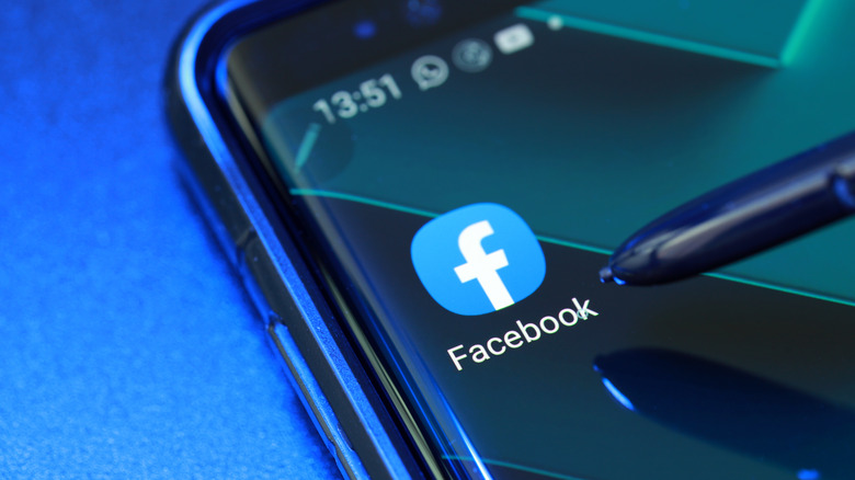 facebook icon on android phone