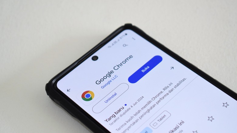 Google Chrome in the Play Store