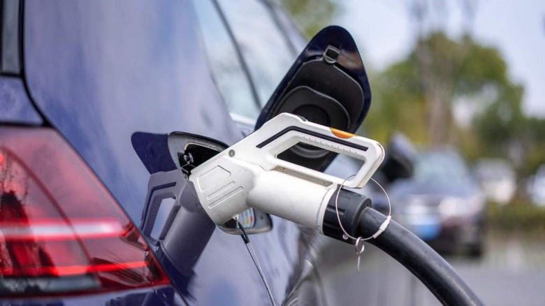 EV charging in charging station