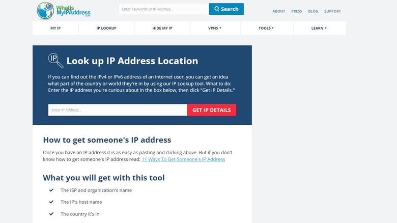 whatismyipaddress.com tool