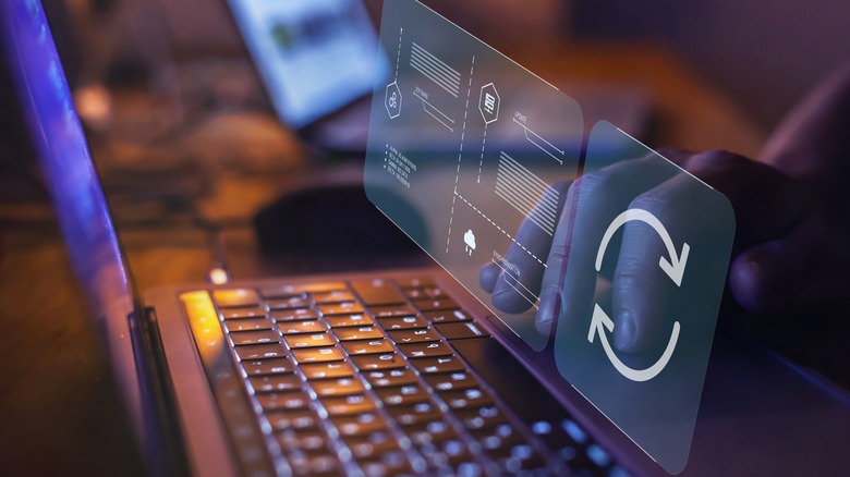 update logo on laptop