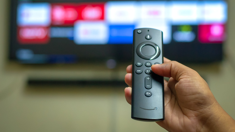 amazon fire remote and tv