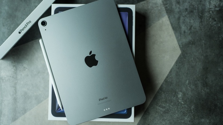 iPad Air outside its packaging