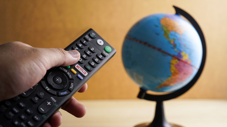 tv remote globe