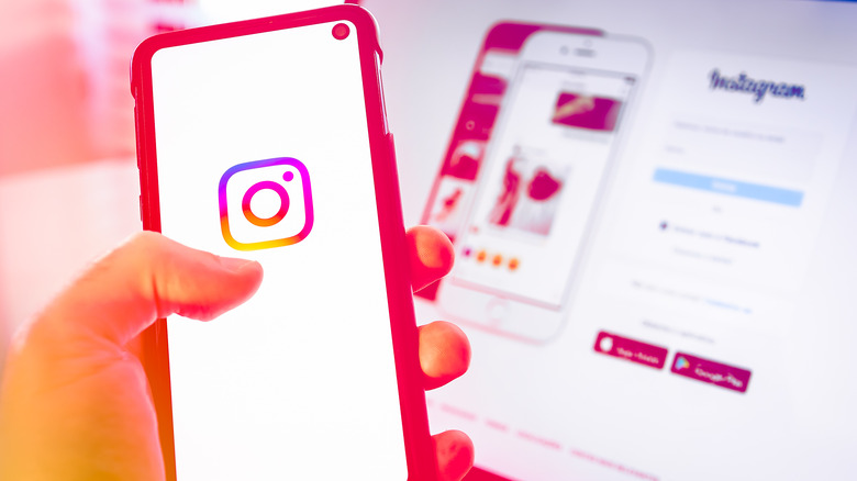 Instagram mobile and desktop app