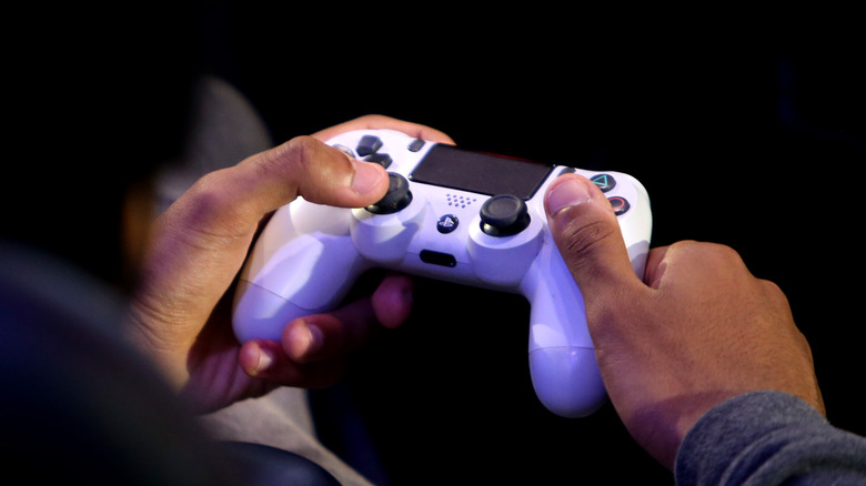 white dualshock 4