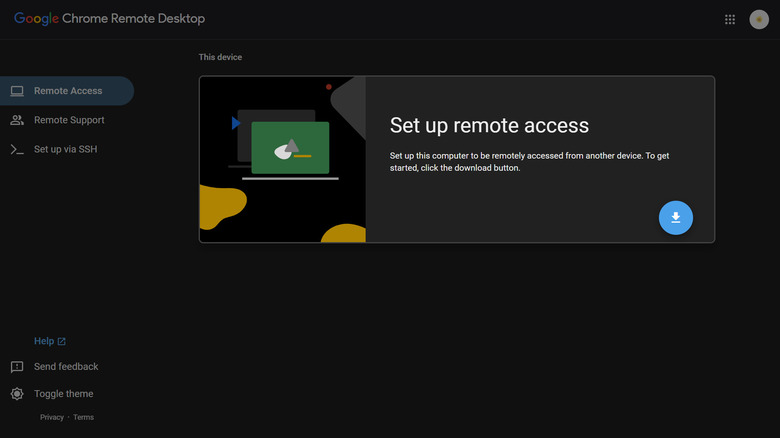 chrome remote desktop on pc
