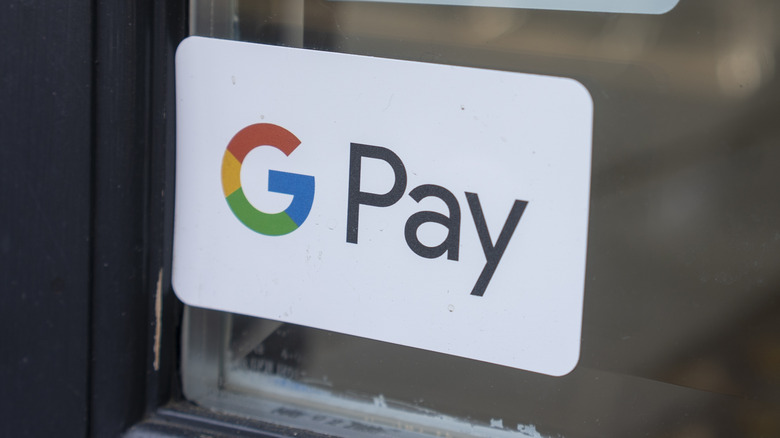 Google Pay store sign