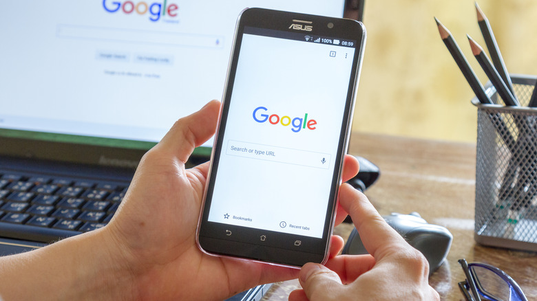 Google Search on Android phone