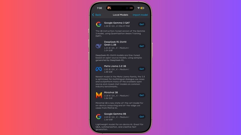 AI models for Puma browser.
