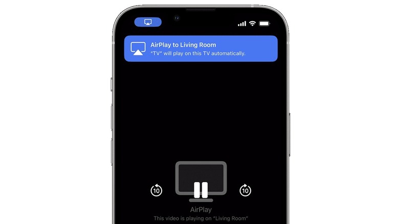 AirPlay from Apple TV app to TV