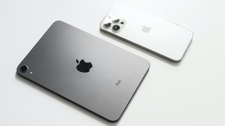 iPhone and iPad next to each other