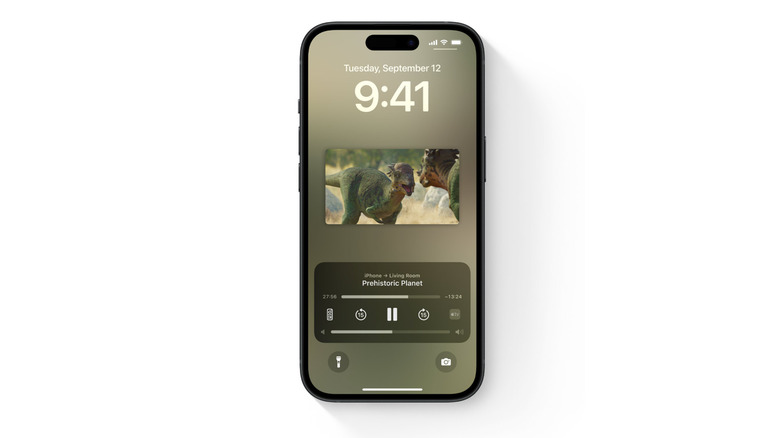 AirPlay on iPhone screen