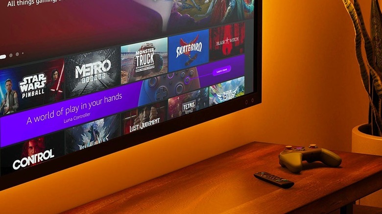 Amazon Fire TV home screen