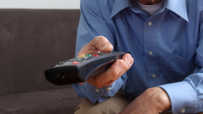 old man remote