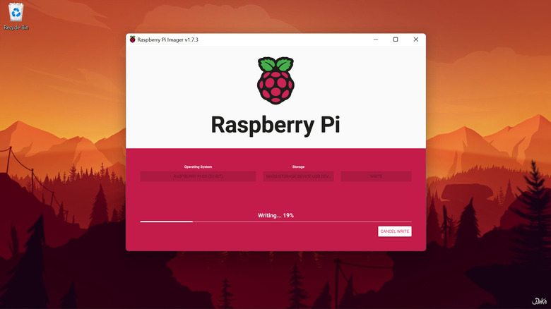 flashing raspberry pi OS