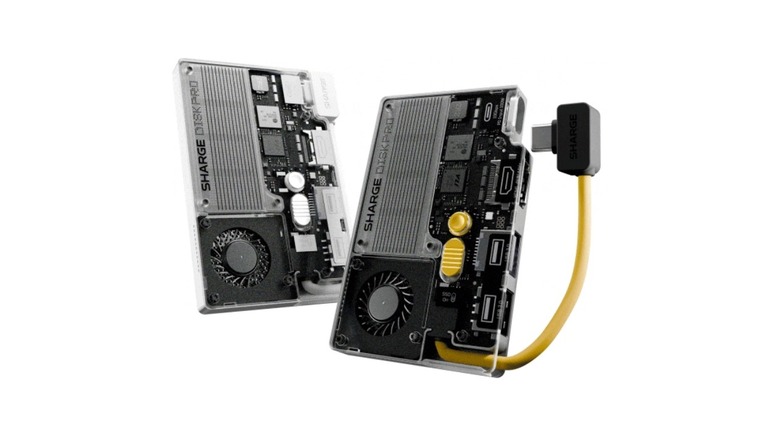 Sharge Disk Pro external SSD-cum-hub