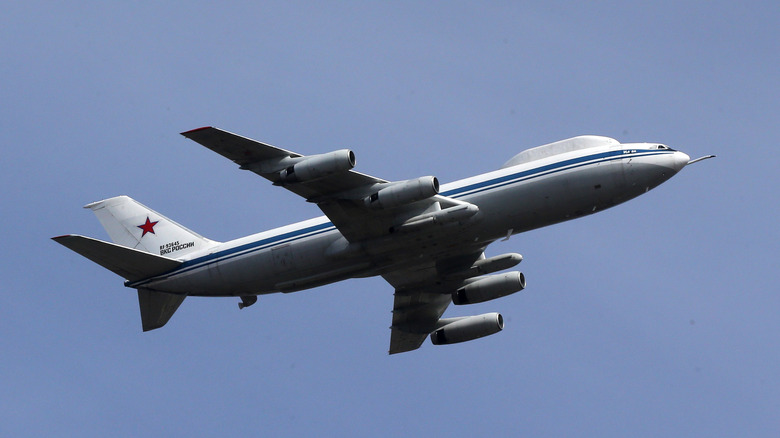 Ilyushin Il 80 in flight