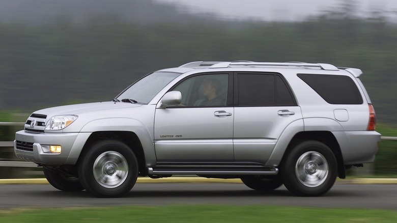 2005 Toyota 4Runner driving on a country road