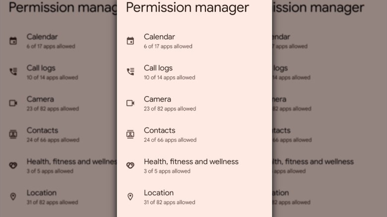Android Permission manager