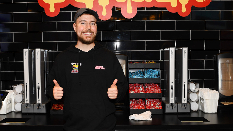 Mr. Beast at an event.