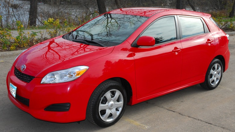 Red 2009 Toyota Matrix
