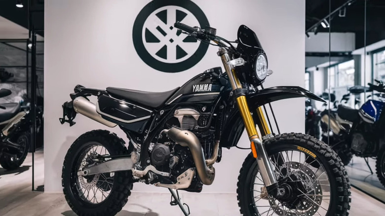 AI image of a future Yamaha bike