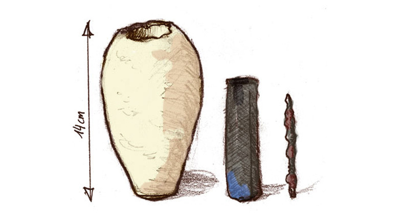 Illustration of the Baghdad battery