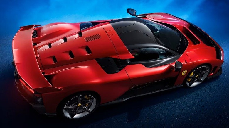 Ferrari F80 pictured from above