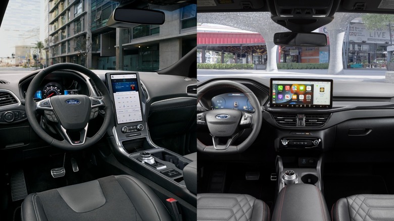 Ford Edge and Ford Escape interior