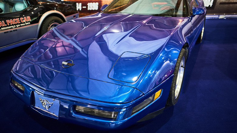 Front-on shot of a 1992 C4 Corvette