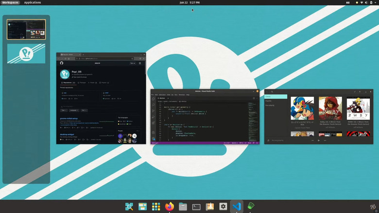 Pop!_OS desktop experience