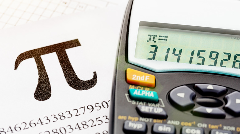pi symbol on calculator