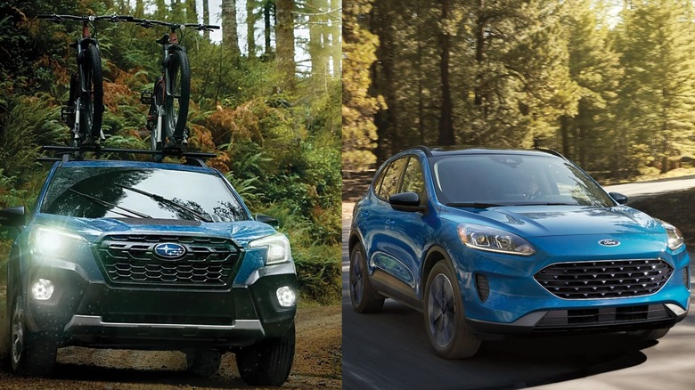2025 Subaru Forester and 2022 Ford Escape