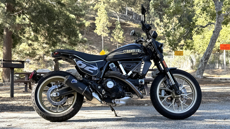 2025 Ducati Scrambler Full Throttle parked