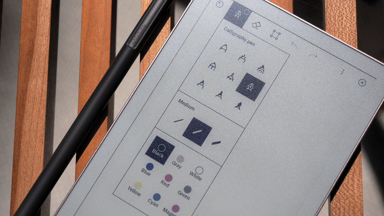 reMarkable Paper Pro Move pen options