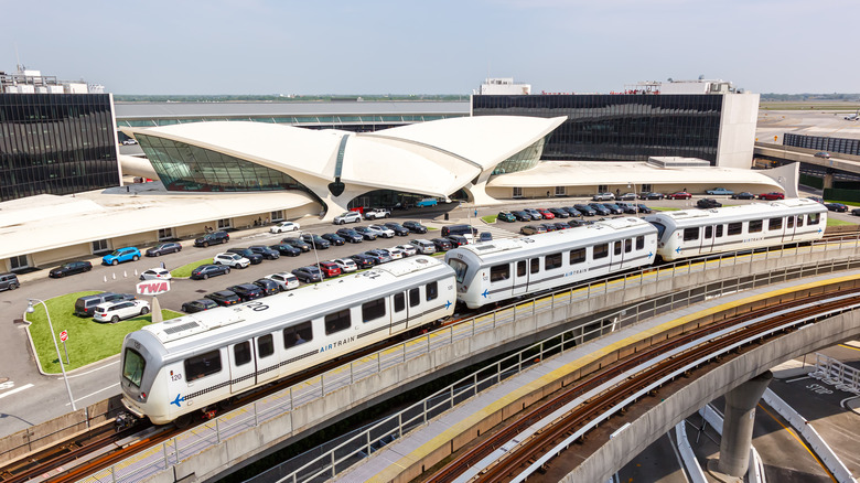 JFK International Airport in the daytime.
