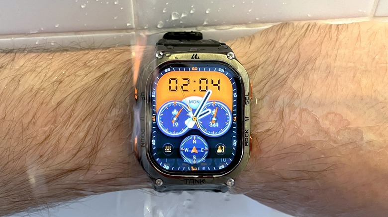 Kospet Tank 3 Ultra M3 getting wet