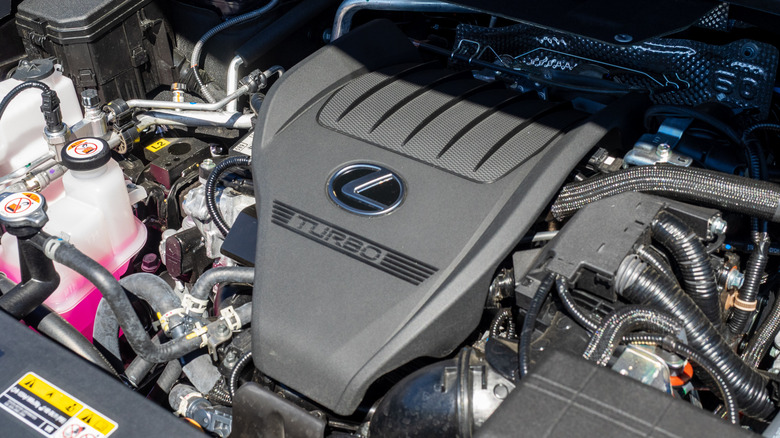 2025 Lexus TX 500h engine bay